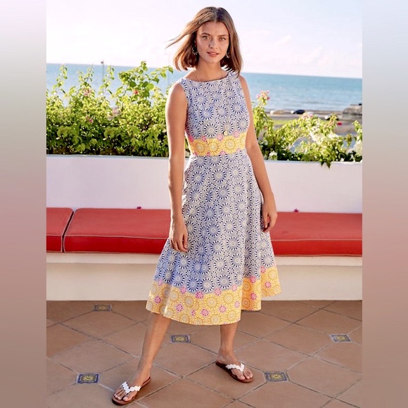 Boden Deborah Fit & Flare Sundress 16/18 - Picture 15 of 16